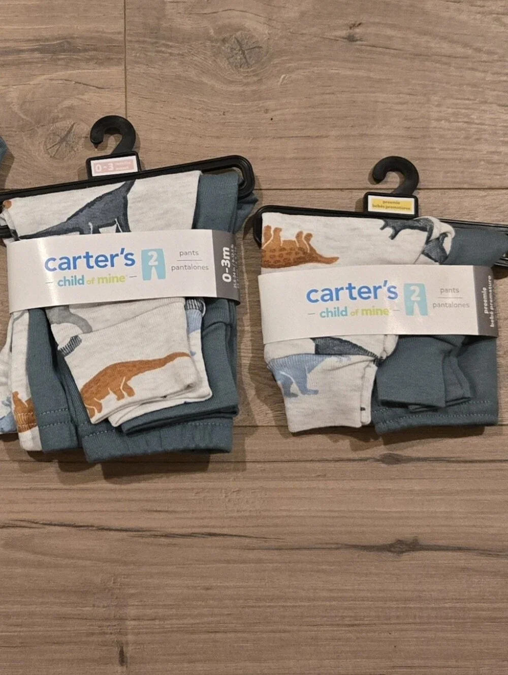 NWT Carters Baby Boy 2 Pack Pants Dinosaur Multisizes Avail Prem, 0-3M